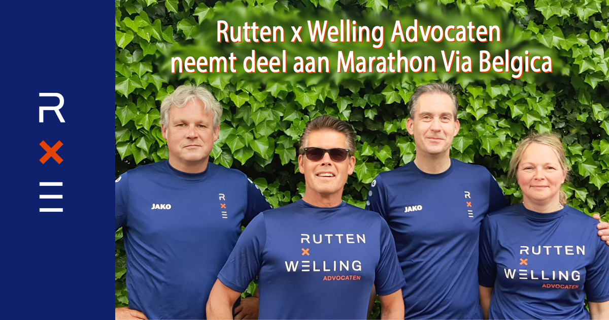 Rutten x Welling Advocaten neemt deel aan Marathon Via Belgica - Oozo.nl